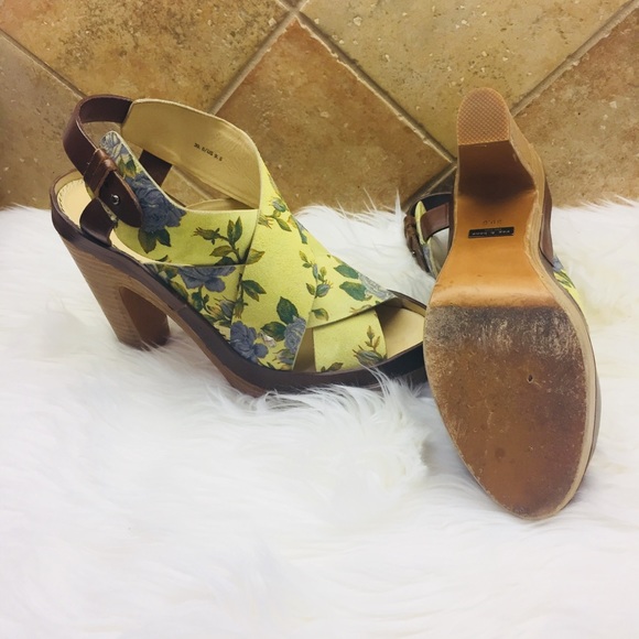 Rag &Bone Sloane suede floral platform sandal 39.5 - Picture 6 of 8